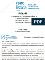 Física II Primeira Lei Da Termodinâmica