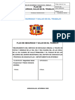 Plan de Seguridad y Salud en El Trabajo Viñas