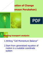 ATP S2 Lecture 2 Equation of Change