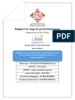 Rapport de Stage de Perfectionnement Youssef Ouazzani