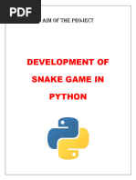 Snake Game Py