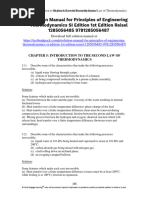 Principles of Engineering Thermodynamics SI Edition 1st Edition Reisel Solutions Manual 1