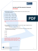 Ans SL MC Test r2 The Amount of Chemical Change