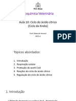 Aula 10 - Ciclo Do Ácido Cítrico