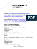 Biological Science 6th Edition Freeman Test Bank 1