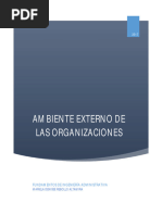 Ambiente Externo de Las Organizaciones