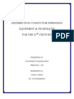 Distribution Conductor Stringing