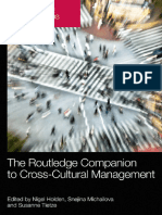 The Routledge Companion To Cross Cultural Management Nigel Holden Snejina Michailova Etc