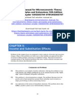 Microeconomic Theory Basic Principles and Extensions 12th Edition Nicholson Solutions Manual 1