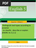 Week 5 q3 Classify