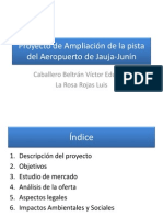 Proyecto de Aeropuerto de Jauja I Parte