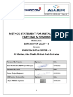 Mt-El-020 - Installation of Earthing & Bonding