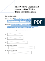 Introduction To General Organic and Biochemistry 11th Edition Bettelheim Solutions Manual 1