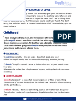 Appearance Vocabulary C1 Level