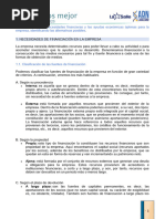 Ra 1 Teoría Fuentes de Financiación