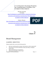 Solution Manual For Integrated Advertising Promotion and Marketing Communications 7th Edition Clow 0133866335 9780133866339