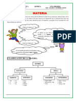 Clasificacion de La Materia