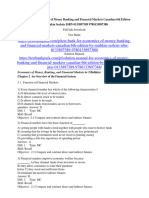 Test Bank For Economics of Money Banking and Financial Markets Canadian 6th Edition by Mishkin Serletis ISBN 0133897389 9780133897388