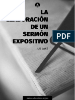 La Elaboracion de Un Sermon Expositivo