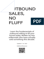 Outbound Sales No Fluff 