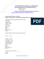 Test Bank For Essential Organic Chemistry Canadian 3rd Edition by Bruice ISBN 0321937716 9780321937711