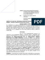 2da. PETICION DE REGULARIZACION - SAUL CANTORAL