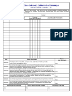 Dds - Diálogo Diário de Segurança: DACACE LTDA. - Louveira - SP