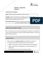 Control de Gestión, Sumativa 4 Informe 3