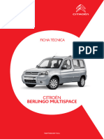 Ficha Tecnica Berlingo Multispace