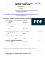 Test Bank For Introductory Algebra 3rd Edition Miller ONeill Hyde 0073384542 9780073384542