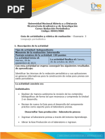 Guía de Actividades y Rúbrica de Evaluación - Unidad 2 - Escenario 3 - Lenguaje Periodístico