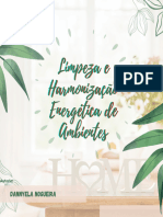 Ebook Limpeza e Harmonização de Ambientes