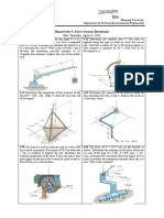 Homework 5: Force System Resultants: Due: Thursday, April 13, 2023