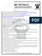 Control & Cooridnation Previous Year Questiosn Class 10 Science