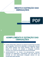 Aula 7 - Adimplemento e Extinção Das Obrigações