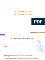 Lecture 3 - Beam-Matter Interaction & Heat Flows - Mk2