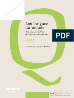 Les Langues Du Monde Au Quotidien: Auquotidien