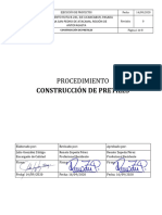 Procedimiento Pretiles