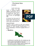 Provincia Sara Informe