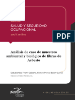 Análisis de Caso de Muestreo Ambiental y Biológico de Fibras de Asbesto