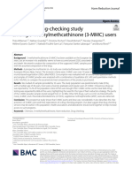 Npaides: A Drug-Checking Study Among 3-Methylmethcathinone (3-Mmc) Users