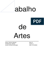 Trabalho de Artes