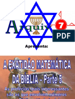 116 A EXATIDÃO MATEMÁTICA DA BÍBLIA PARTE 5 AS PROFECIAS MAIS INTERESSANTES SÃO AS QUE ENVOLVEM NÚMEROS E A bÍBLIA ESTÁ CHEIA DELAS