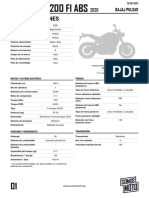 Pulsar ns200 Fi Abs 2020 - Bajaj Pulsar 25 06 2023