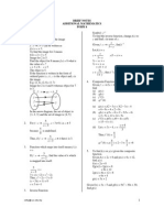 Form 4 Add Maths Note