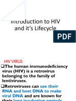 Introduction To HIV and Its Lifecycle