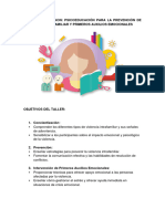 Taller Sobre Psicoeducación