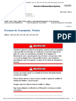 Presiones de Transmisión - Prueba