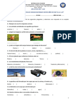 Prueba de Diagnostico Sexto Año A 2023 - 2024