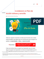 9 Pasos para Elaborar Un Plan de Acción Exitoso y Sencillo